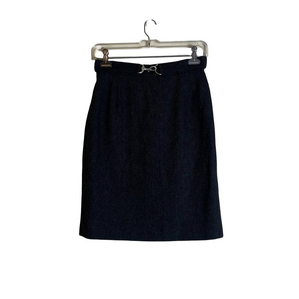 Banana republic wool blend houndstooth skirt. Size 6‎